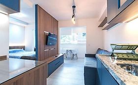 Studio moderno e confortável localizado no condomínio Now Alto da Boa Vista em Santo Amaro